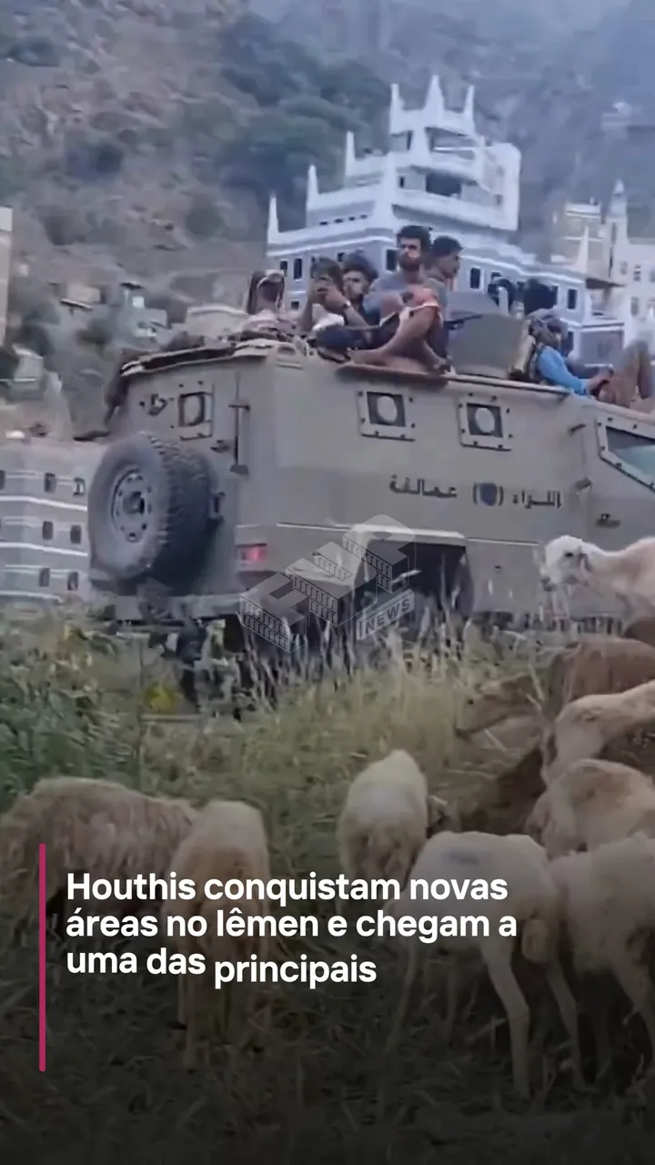 Os Houthis avançaram nesta sexta-feira (11) até a ilha de Perim, no Estreito de Bab el-Mandeb, e assumiram posições na cidade costeira de Dhubab, após uma ofensiva contra forças ligadas ao governo rec