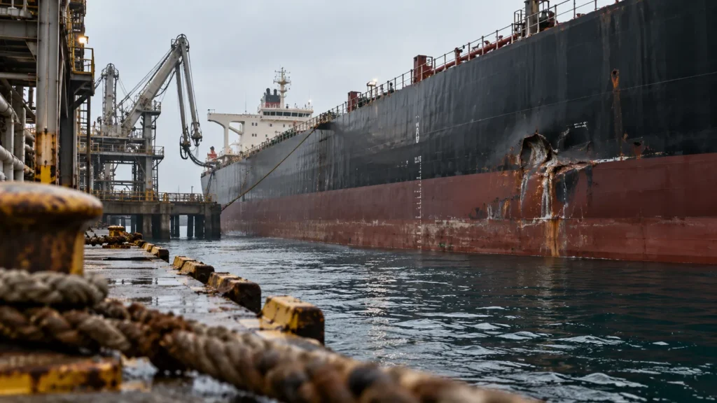 Ataque a petroleiro expõe risco em Ormuz enquanto EUA e Irã negociam reabertura da rota